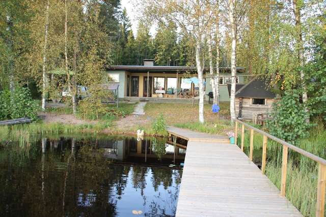 Дома для отпуска Private Lakeside Holiday Property in Nature Канкаанпяа-14