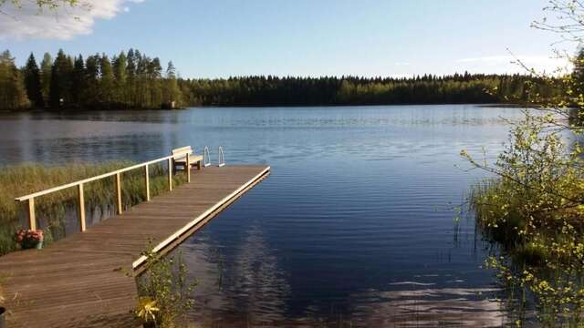 Дома для отпуска Private Lakeside Holiday Property in Nature Канкаанпяа-60